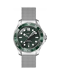 Men's Pro Diver Mesh Green Dial Watch