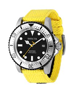 Men's Pro Diver Polyester Black Dial Watch