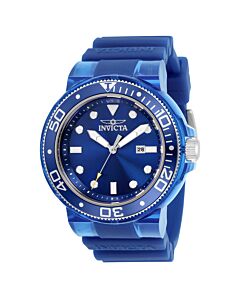 Men's Pro Diver Silicone Blue Dial Watch