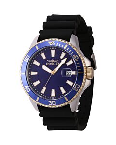 Men's Pro Diver Silicone Blue Dial Watch