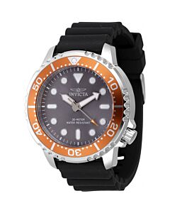 Men's Pro Diver Silicone Grey Dial Watch