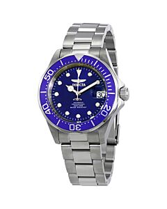 Men's Pro Diver Auto Stainless Steel Blue Dial SS