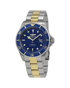 Men's Pro Diver Stainless Steel Blue Dial
