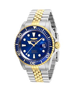 Men's Pro Diver Stainless Steel Blue Dial Watch