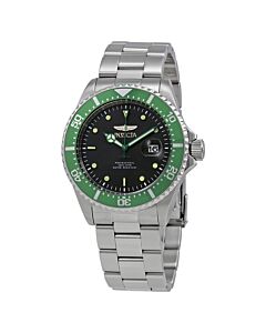 Men's Pro Diver Stainless Steel Charcoal Dial Watch