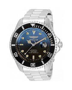 Men's Pro Diver Stainless Steel Dark Blue and Blue Dial Watch