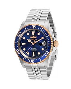 Men's Pro Diver Stainless Steel Dark Blue Dial Watch