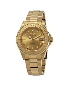 Men's Pro Diver Automatic Gold Tone Dial 18K Gold Plated stainless Steel