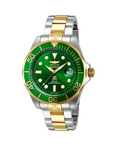 Men's Pro Diver Stainless Steel Green Dial