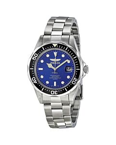 Men's Pro Diver Stainless Steel Purple Dial Watch