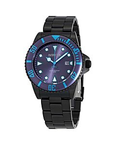 Men's Pro Diver Stainless Steel Purple Dial