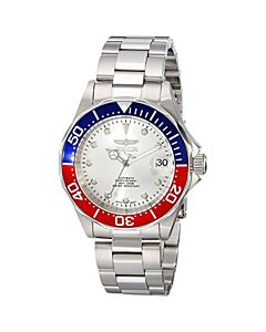 Men's Pro Diver Stainless Steel Silver Dial
