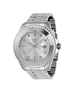 Men's Pro Diver Stainless Steel Silver Dial Watch
