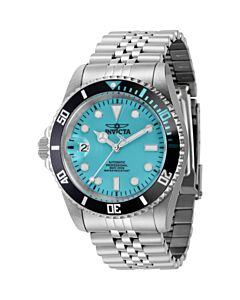 Men's Pro Diver Stainless Steel Turquoise Dial Watch