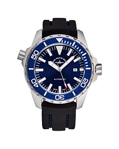 Men's Professional Diver Rubber Blue Dial Watch