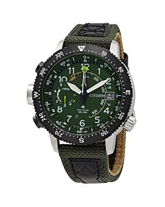 Men's Promaster Altimeter Nylon Green Dial Watch