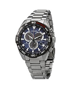 Men's Promaster Chronograph Stainless Steel Blue Dial Watch