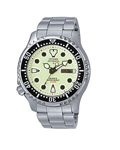 Men's Promaster Marine Stainless Steel Green Dial Watch