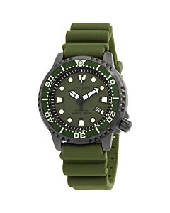Men's Promaster Rubber Green Dial Watch