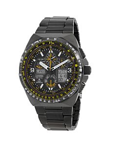 Men's Promaster Skyhawk A-T Chronograph Stainless Steel Black Dial Watch