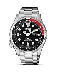 Men's Promaster Stainless Steel Black Dial Watch
