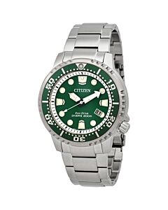 Men's Promaster Stainless Steel Green Dial Watch