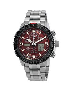 Men's Promaster Stainless Steel Red Dial Watch