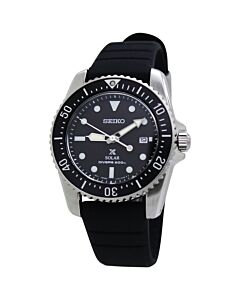 Men's Prospex Silicone Black Dial Watch