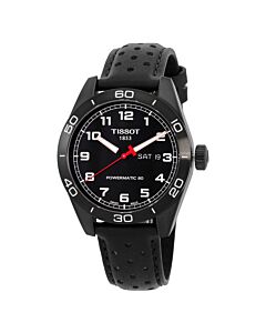 Men's PRS 516 Leather Black Dial Watch