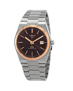Men's PRX Stainless Steel Brown Dial Watch