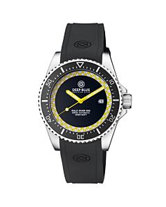 Men's Rally Diver 1000 Silicone Black Dial Watch