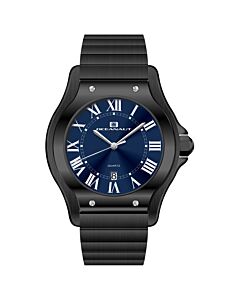 Men's Rayonner Stainless Steel Blue Dial Watch