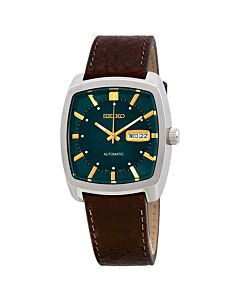 Men's ReCraft Leather Green Dial