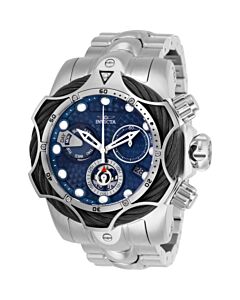 Men's Reserve Chronograph Stainless Steel Blue Dial Watch