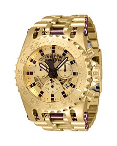 Men's Reserve Chronograph Stainless Steel Gold-tone Dial Watch