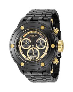 Men's Reserve Chronograph Stainless Steel Two-tone (Black and Gold-tone) Dial Watch