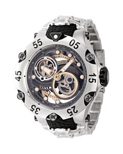 Men's Reserve Silicone and Stainless Steel Gunmetal and Gold and Silver Dial Watch