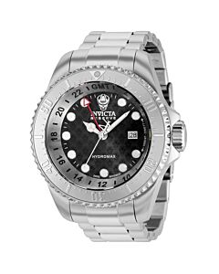 Men's Reserve Stainless Steel Black Dial Watch