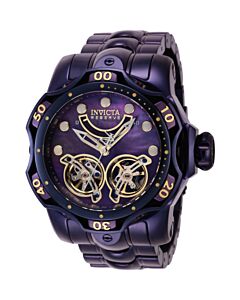 Men's Reserve Stainless Steel Purple Dial Watch