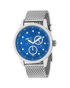 Men's Rio Stainless Steel Blue Dial Watch