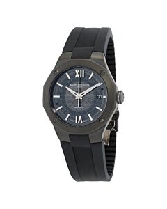Men's Riviera Baumatic Silicone Black Dial Watch