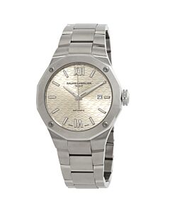 Men's Riviera Stainless Steel Silver Dial Watch