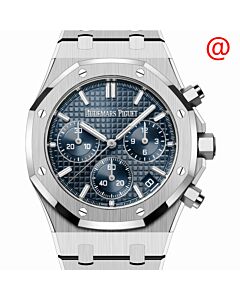 Men's Royal Oak Chronograph Stainless Steel Blue Dial Watch