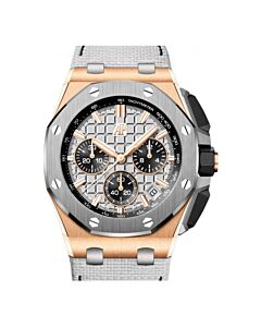 Men's Royal Oak Offshore Chronograph Leather Grey Dial Watch