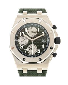 Men's Royal Oak Offshore Chronograph Rubber Green Dial Watch