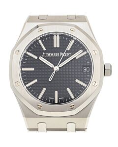 Men's Royal Oak Stainless Steel Black Dial Watch