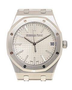Men's Royal Oak Stainless Steel Silver-tone Dial Watch
