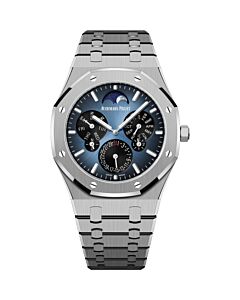 Men's Royal Oak Titanium Blue Dial Watch