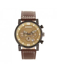 Men's Ryker Chronograph Genuine Leather Camel Dial