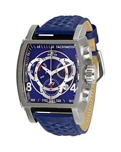 Men's S1 Rally Chronograph Leather Blue Dial